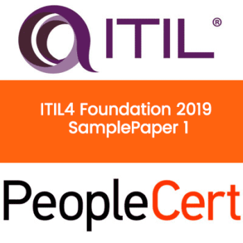 ITIL4 Foundation Sample 1